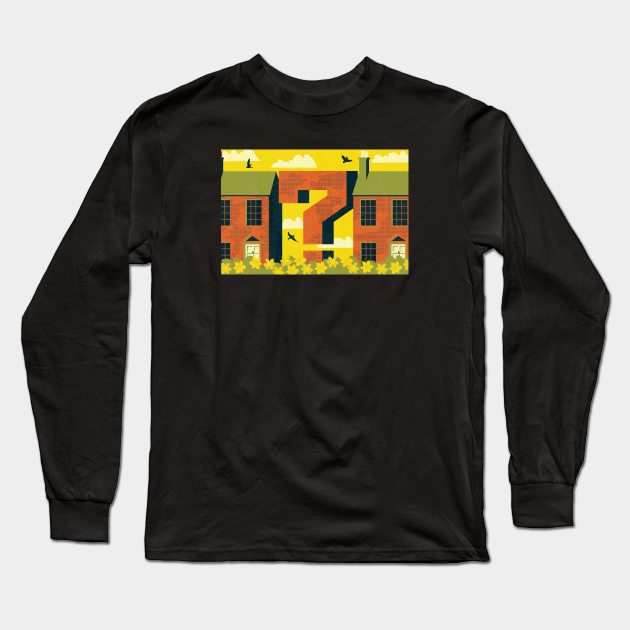 Property question Long Sleeve T-Shirt by Neil Webb | Illustrator